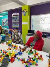 Teachers at a "Learning Through Play" workshop