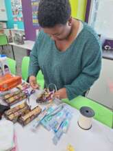Preparing care packages on Mandela Day