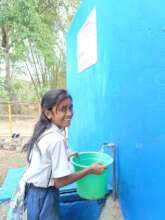 Student with clean water access