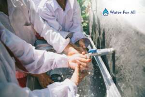 Children with Clean Water Access