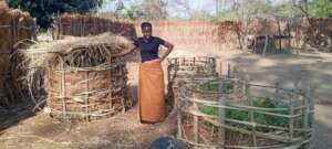In the middle of creating vegetable rings