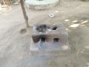 Clay stoves without any roof are 'doomed' in rain