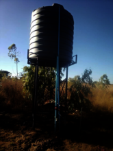 Borehole water tank