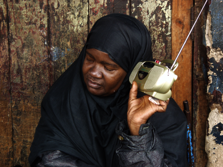 Radio listener, Kenya
