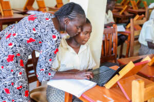 Loropio girls and Teacher