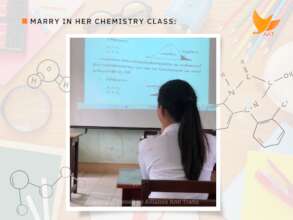 Marry in her undergraduate Chemistry class