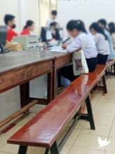 Lao girls receive education in our program