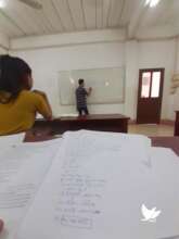 Lao girls take physics class supported by AAT