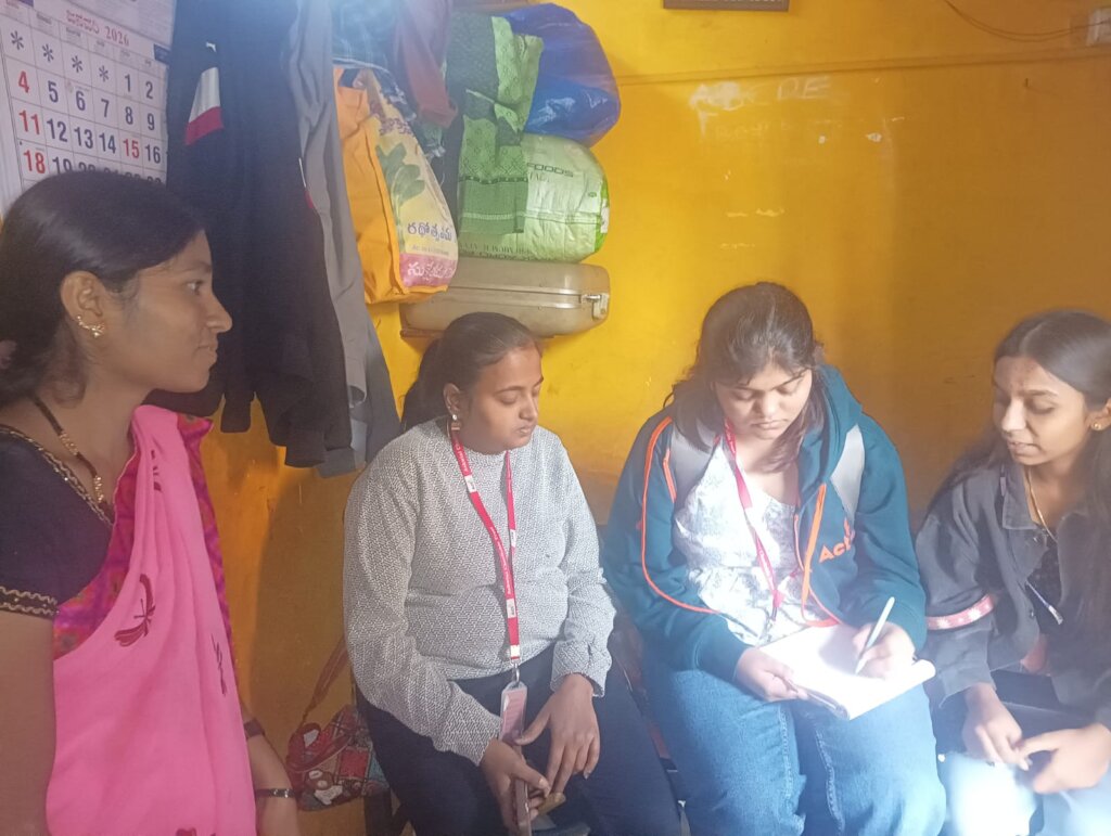 ACT team during a home visit