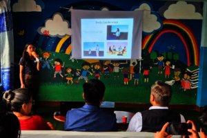 Sumitra Basnet speaks at the WDACL event