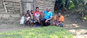 PLANE visits the family of a beneficiairy