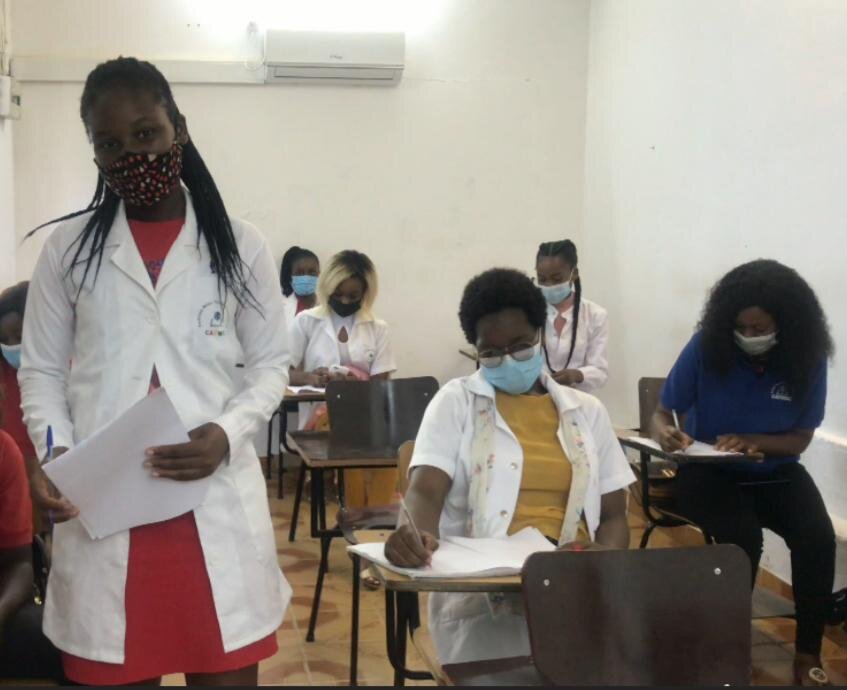 Nursing students in the classroom