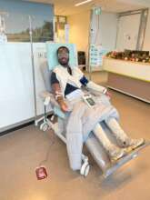Drawing blood for treatment Sikkel Cel Disease