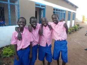 school pupils happy and sharing a movemen of hope