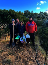 Mastic growers and producers meeting on the field