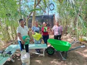 Communitu Nursery receiving materials