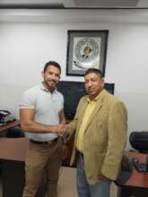 GDRI meets President of FENASEC, Rodalfo Minchalo