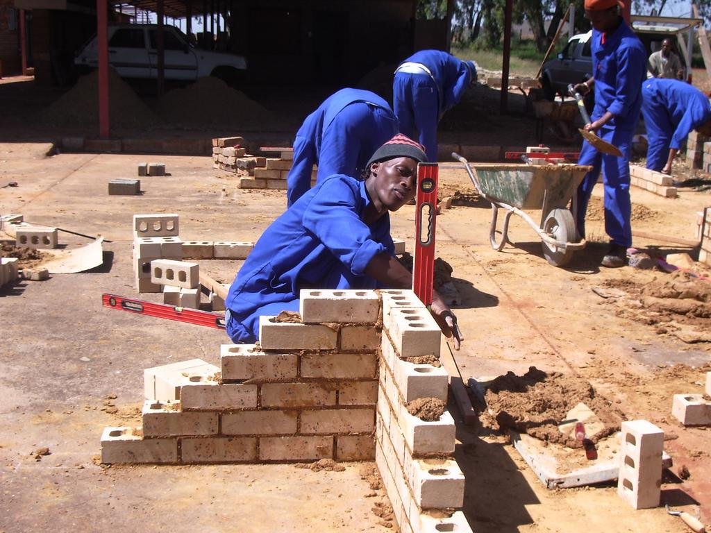 Skills training for 20 unskilled South African men