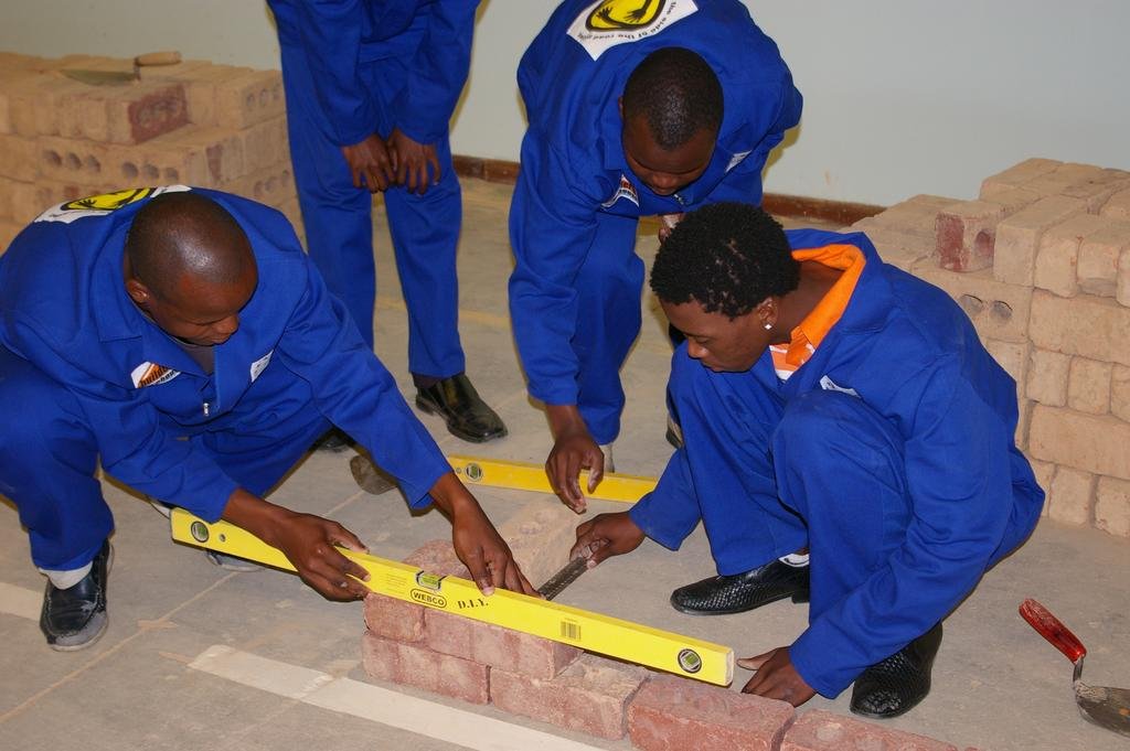 Skills training for 20 unskilled South African men