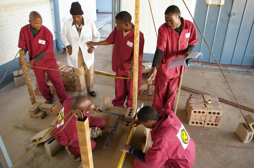 Skills training for 20 unskilled South African men