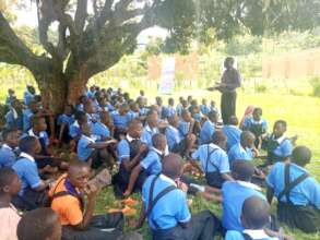 Sensitizing primary children on Teenage Pregnancy.