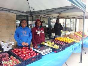 Our market stand at Juneteenth in Milwaukee
