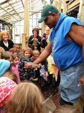 Elementary students get to meet our fish