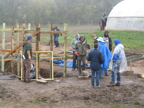Building below-ground aquaponics system  Oct 2013