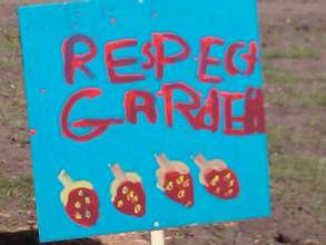The Respect Garden sign at Little Earth