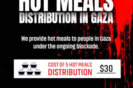 Hot Meal Distribution in Gaza