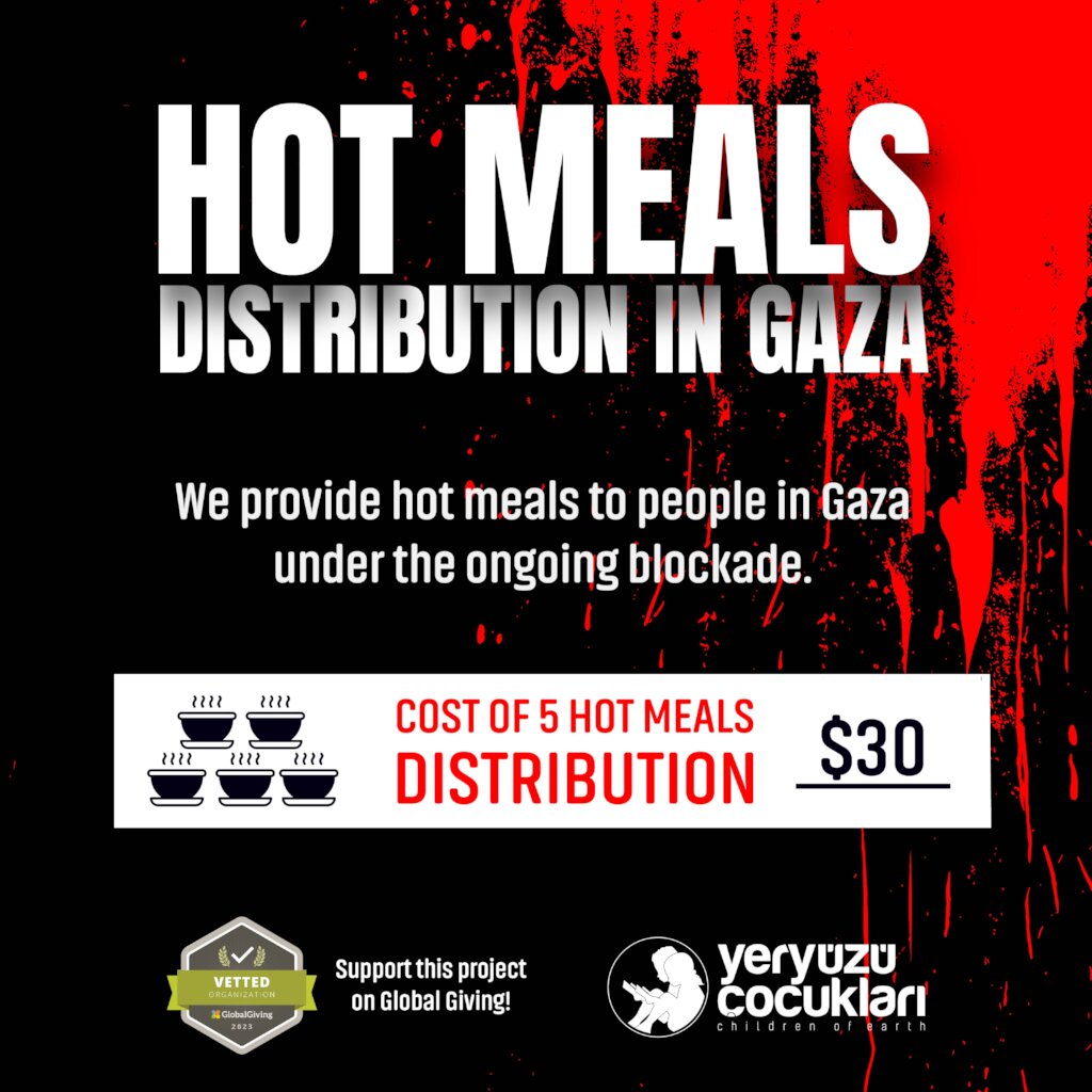 Hot Meal Distribution in Gaza