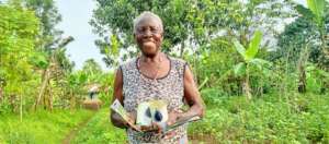 Grandma Receives Seeds for planting