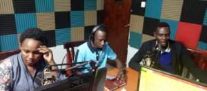 PLANE staff conducting a talkshow