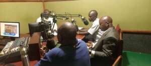 PLANE & District officials sensitizing the people