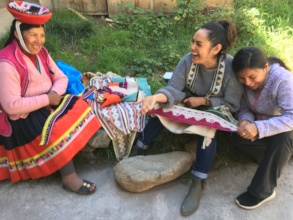 Alejandra and two of our partner artisans