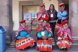 Weavers attend conference in Cusco