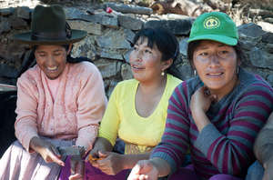 The knitters in Rumira.