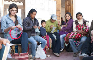 Courtney and Knitters Tackle Knitwear