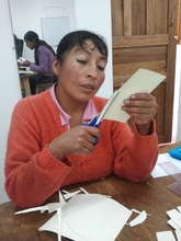Justa studying pattern making