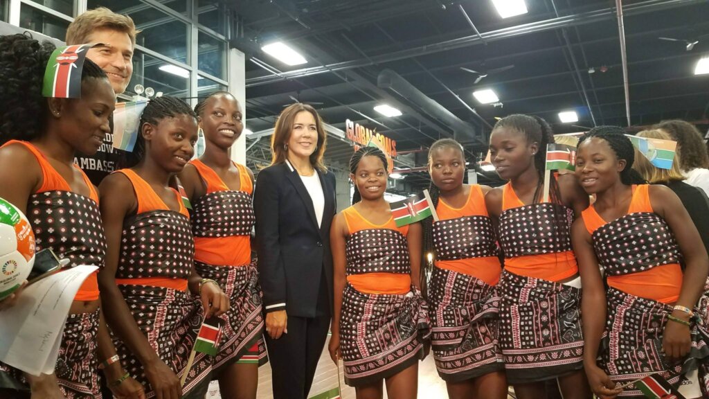 Participants at Global Goals World Cup in Newyork