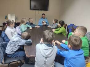 Classes with visually impaired children