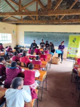 Health education delivered alongside reusable pads
