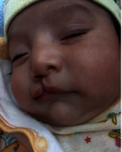 A baby who was screened during Fall Evaluations