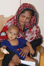 Child Enjoying his Snack at HOPE Hospital