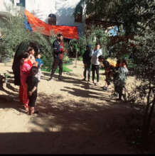 Delivering psycho-social release work Gaza 1
