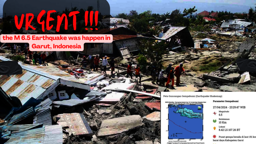 Urgent ! the M 6.5 Earthquake in Garut, Indonesia