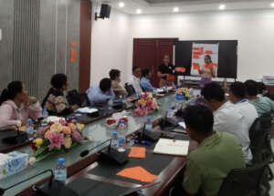 Community dialogue with families and local leaders