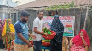 Food was distributed to Pregnant mothers