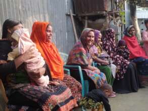 Lactating mothers learned about health & nutrition
