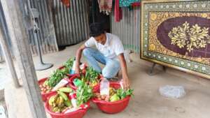 Prepared Nutritious food for lacta mother